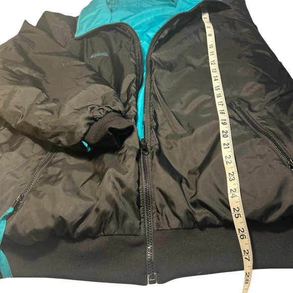 Columbia Vintage Mens Reversable Bomber Style Jacket Sz Large - Picture 4 of 10